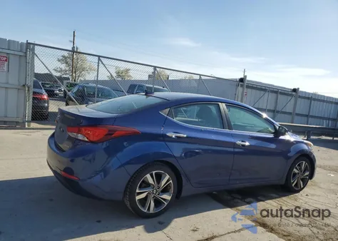 2015 Hyundai Elantra Se from USA, damaged, VIN 5NPDH4AE0FH643553